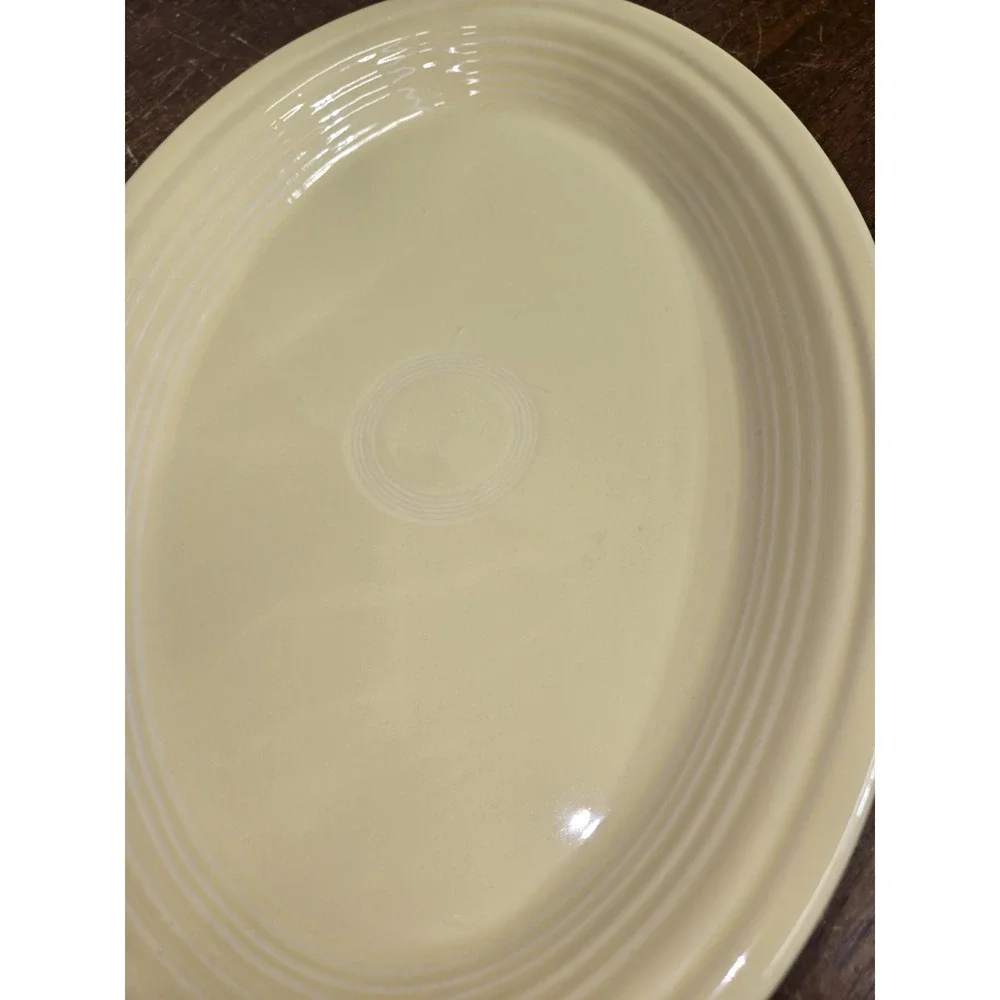 Fiesta HLC Yellow Large Oval Serving Platter 13.5